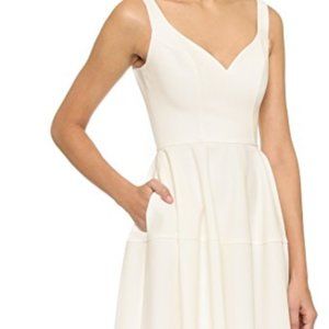 Jill Jill Stuart Sweetheart Neck Dress White - Perfect for wedding!